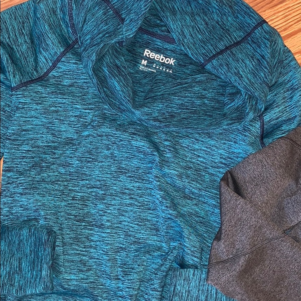 2 Reebok Work Out Pull Over Tops